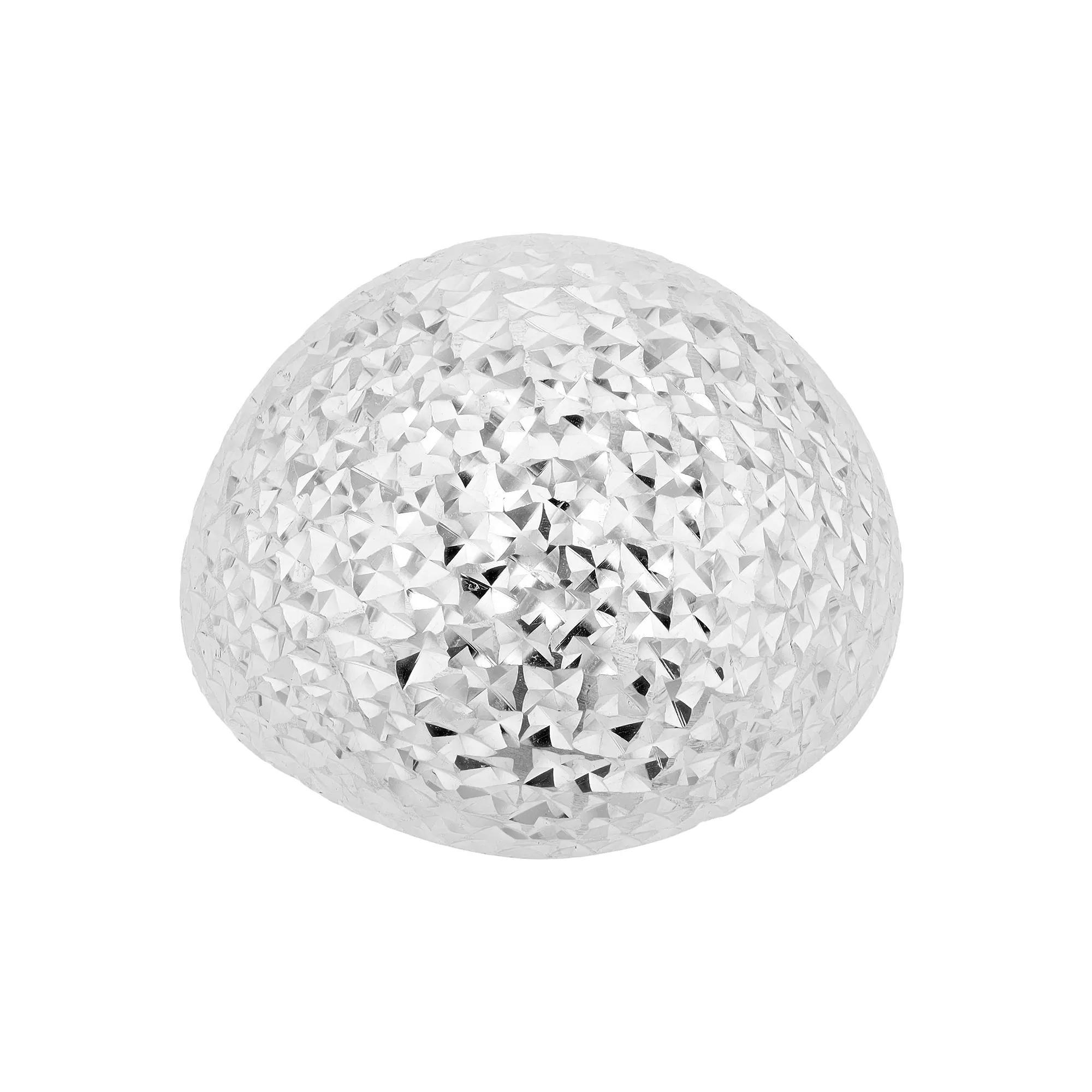 Sterling Silver Textured Dome Ring, Womens Product Image