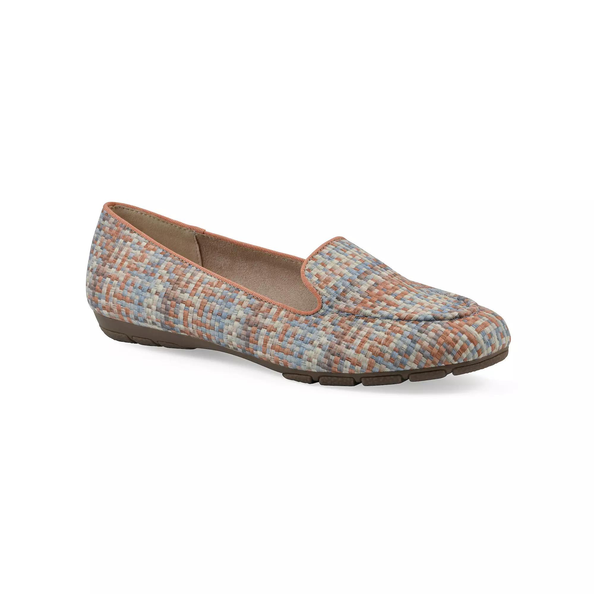Cliffs by White Mountain Gutsy Women's Moc-Loafers, Size: 9, Multi Raffia Product Image