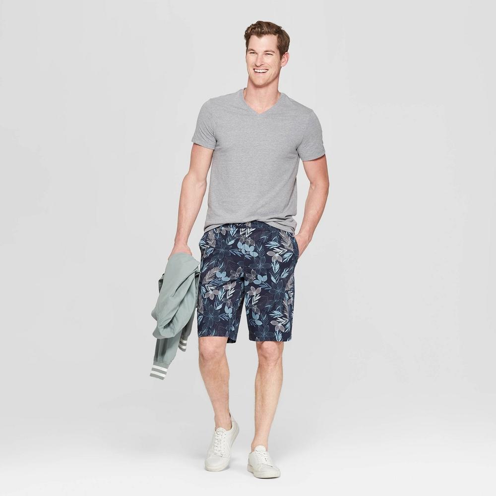 Men's Every Wear Short Sleeve V Neck T-Shirt - Goodfellow & Co™ S: Midweight, Pullover Product Image