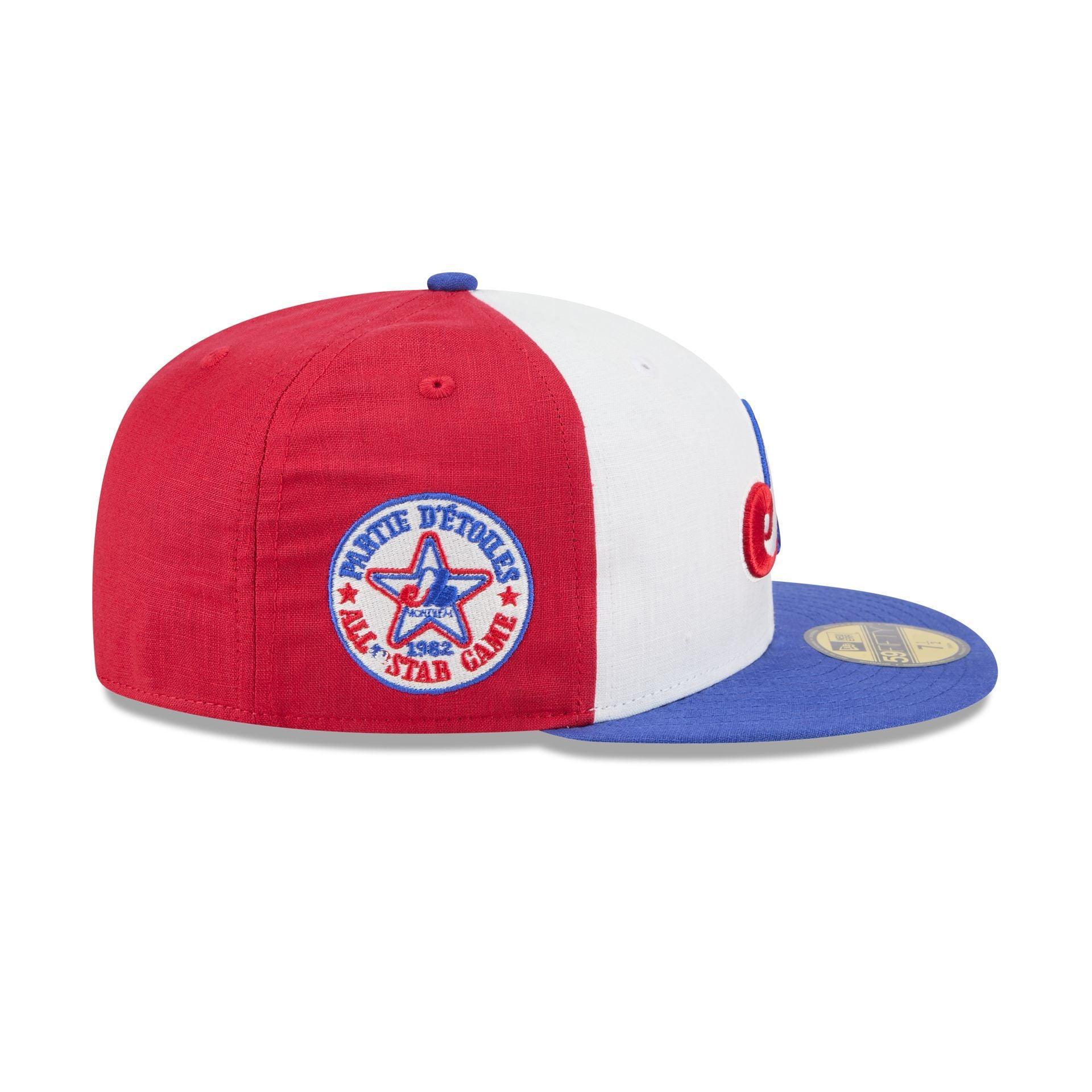 Team Linen Montreal Expos 59FIFTY Fitted Hat Male Product Image