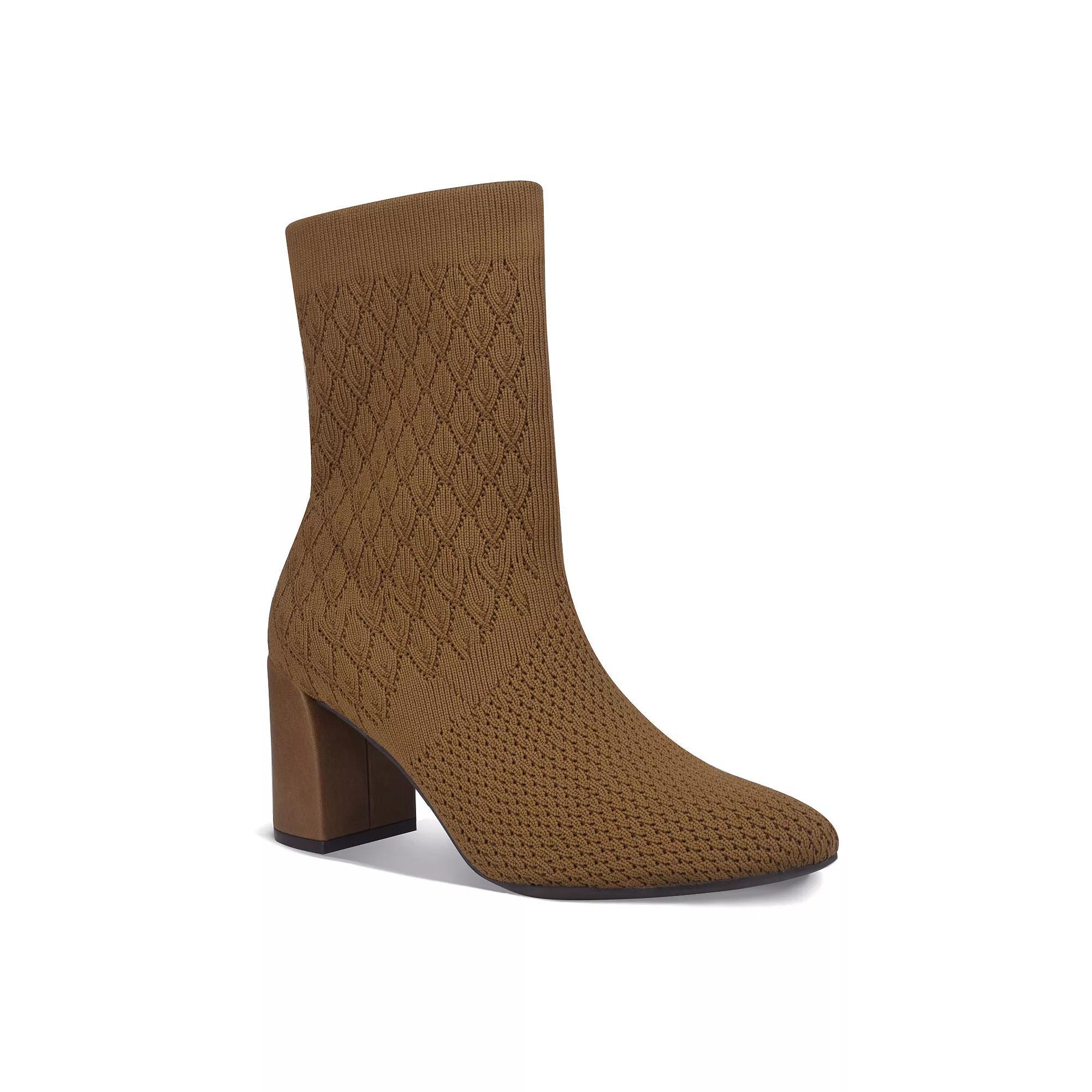 Impo Vyra Women's Stretch Knit Ankle Boots, Size: 9, Toffee Product Image