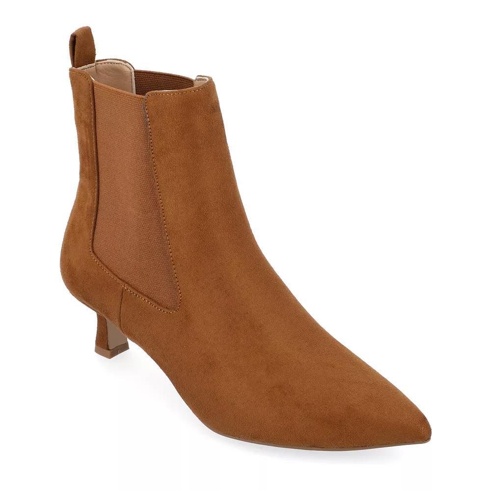 Journee Tenlee Womens Tru Comfort Foam Ankle Boots Pink Product Image