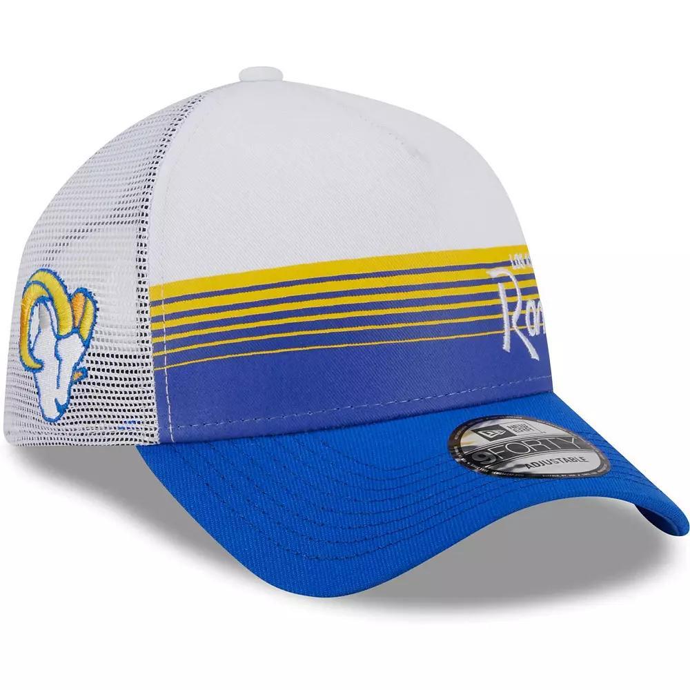 Men's New Era Royal Los Angeles Rams Horizon 9FORTY Snapback Hat, Blue Product Image