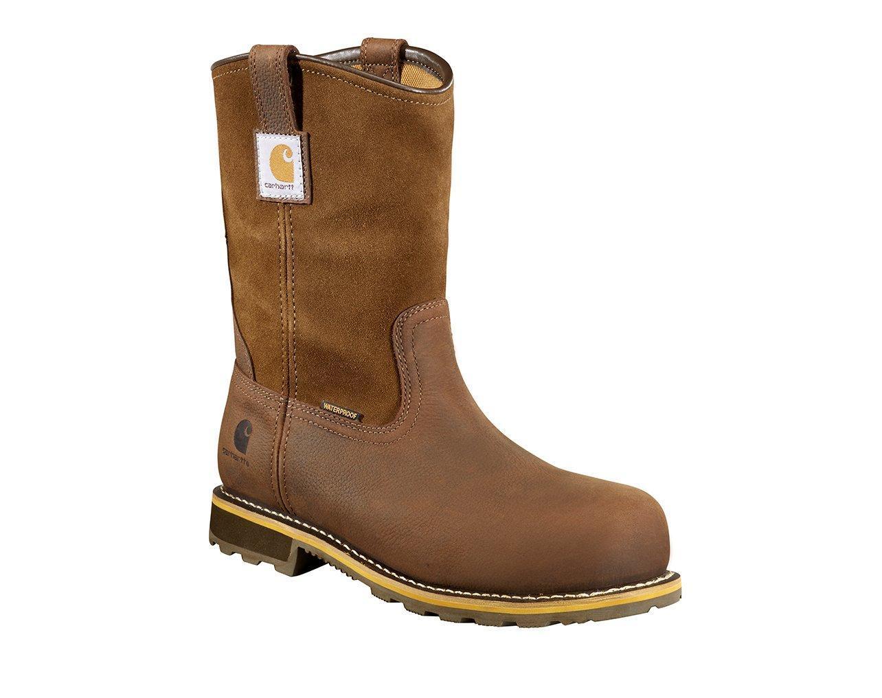 Men's Carhartt CMP1453 Welt Steel Toe Pull-On Work Boots Product Image