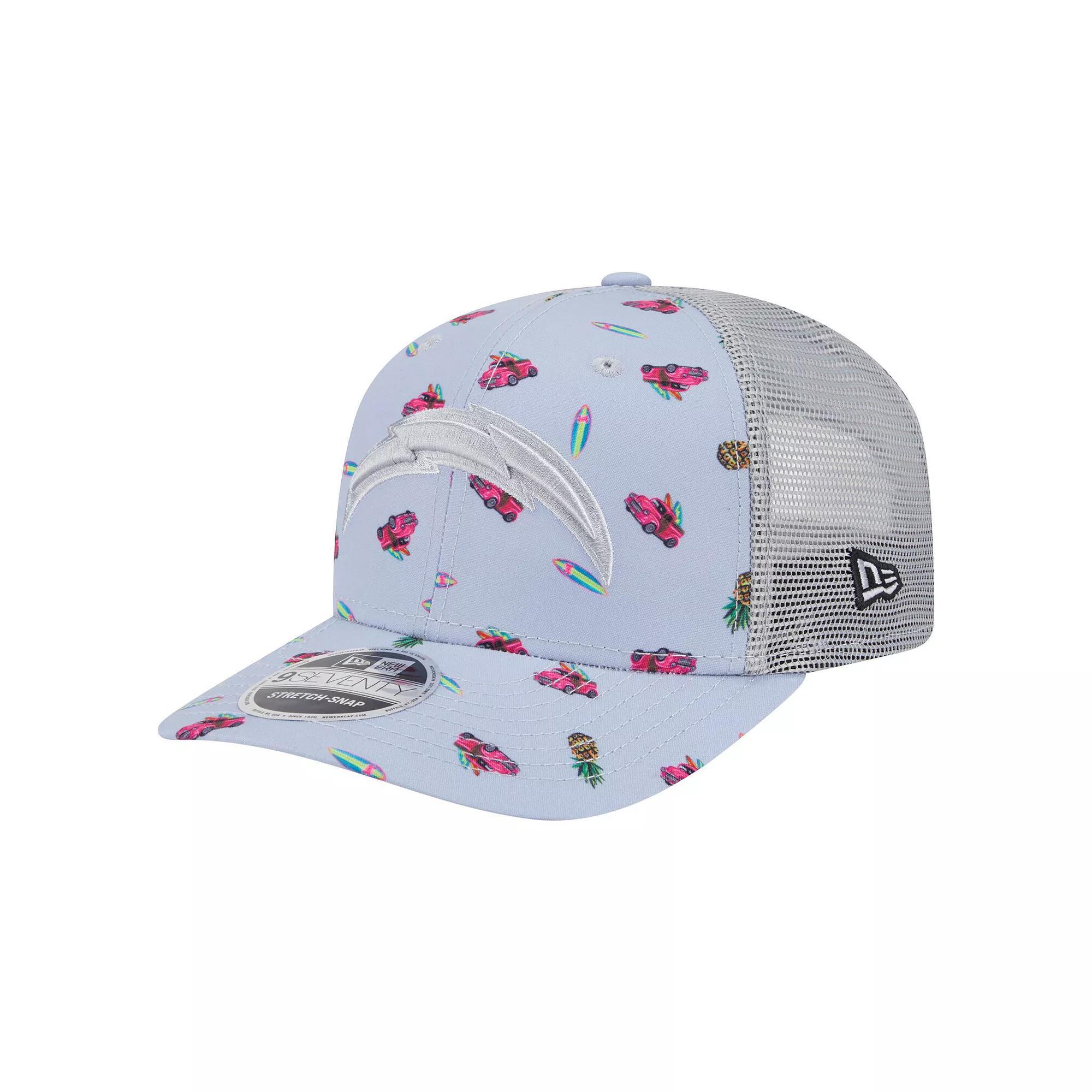 Mens New Era Blue Los Angeles Chargers Adventure Surfboard 9SEVENTY Adjustable Hat Product Image