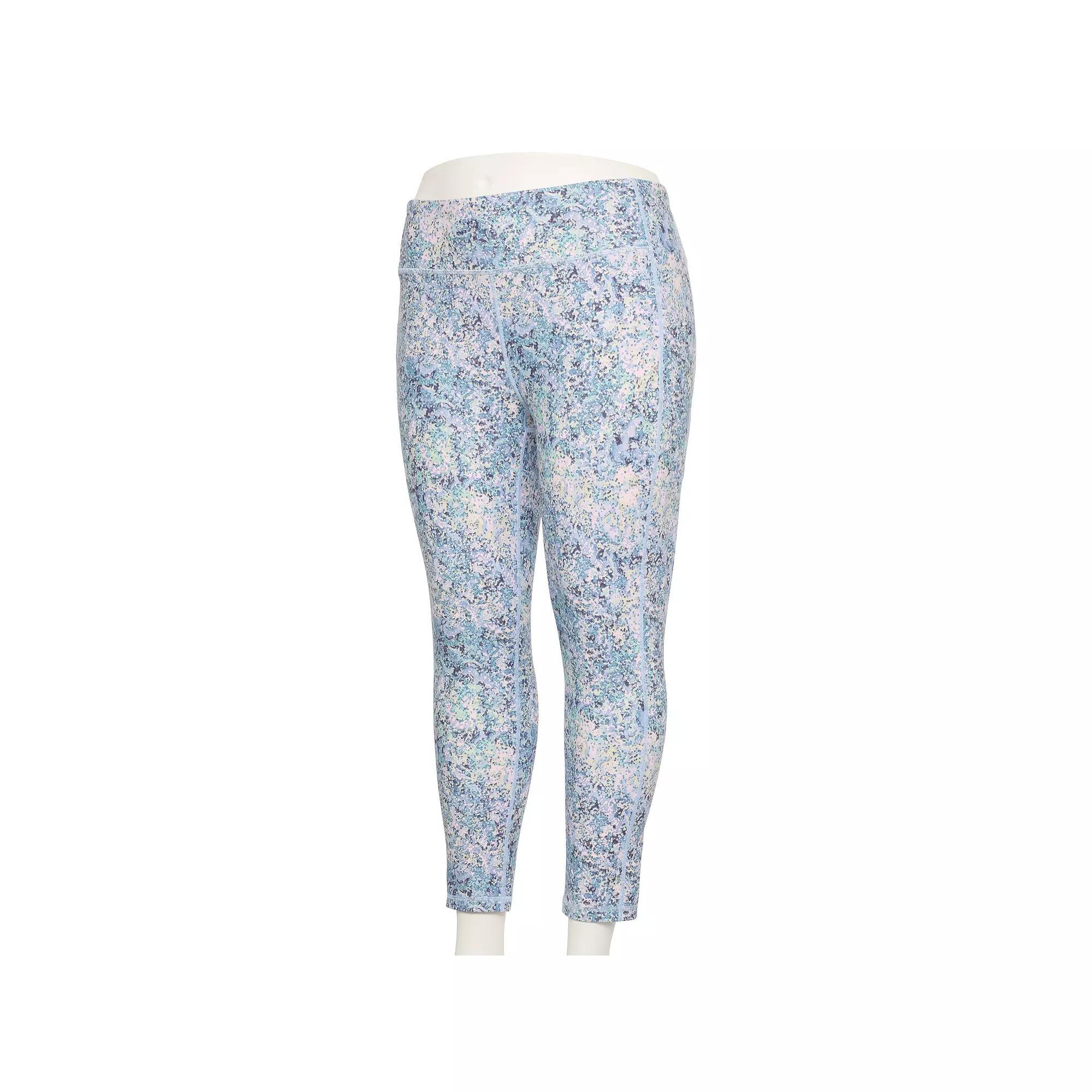 Plus Size Tek Gear Adaptive Ultrastretch High-Rise 7/8th Leggings, Womens Product Image