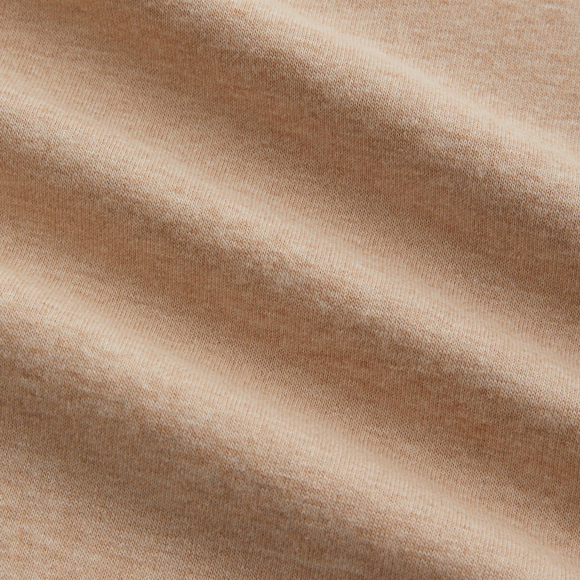 Kith 101 for Auralee Luster Plaiting Tee - Almond Heather Male Product Image