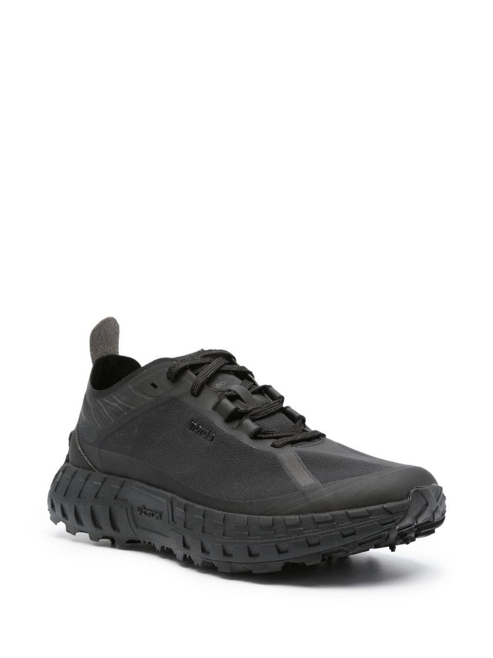 001 panelled lace-up sneakers Product Image