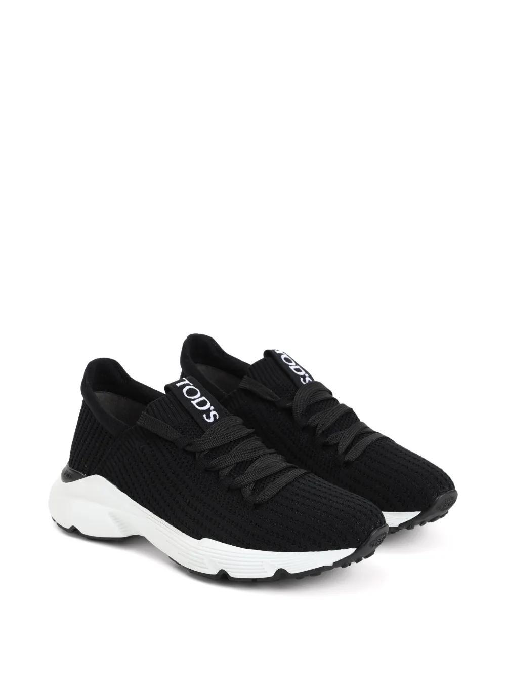 TOD'S Knitted Sneakers In Black Product Image