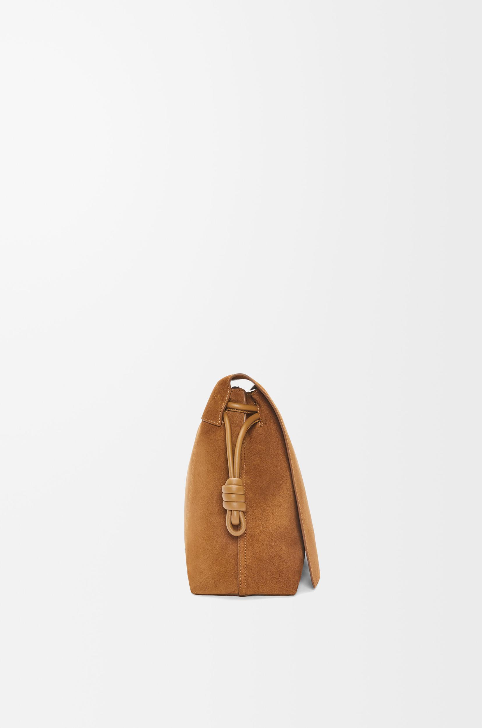 Flamenco satchel in suede calfskin Product Image