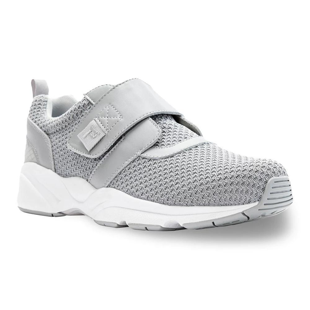 Propet Stability X Strap Men's Sneakers, Size: 8 XXW, Stone Black Product Image