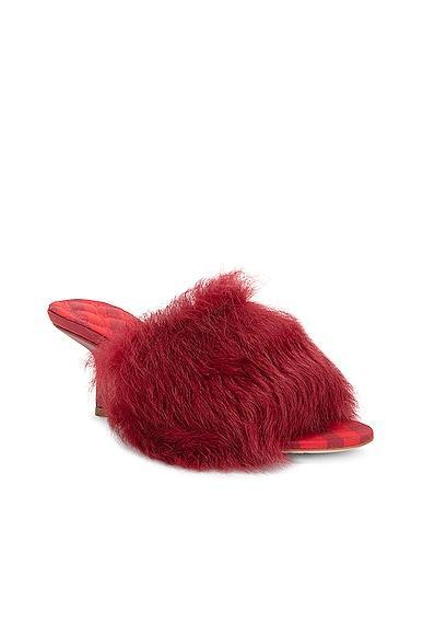 Burberry Jackie Mule in Red Product Image