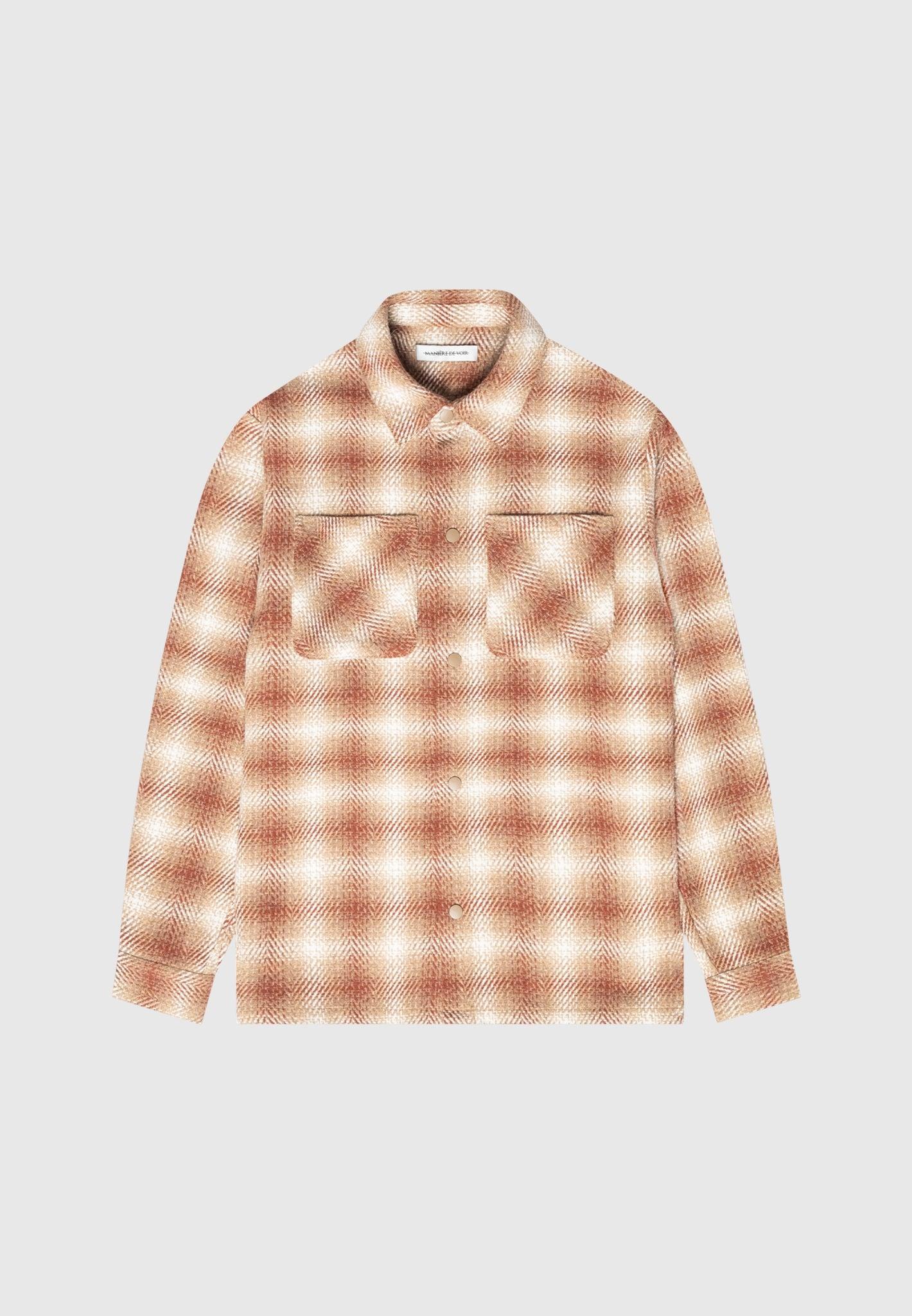 Check Overshirt - Tan / Tan / MAN2871-06 Product Image