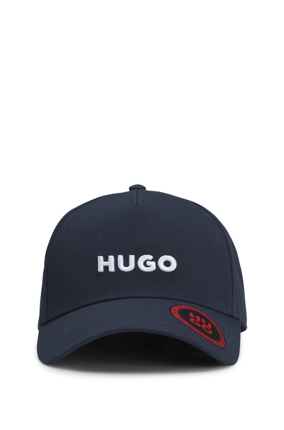Cotton-twill cap with logo on front and visor Product Image