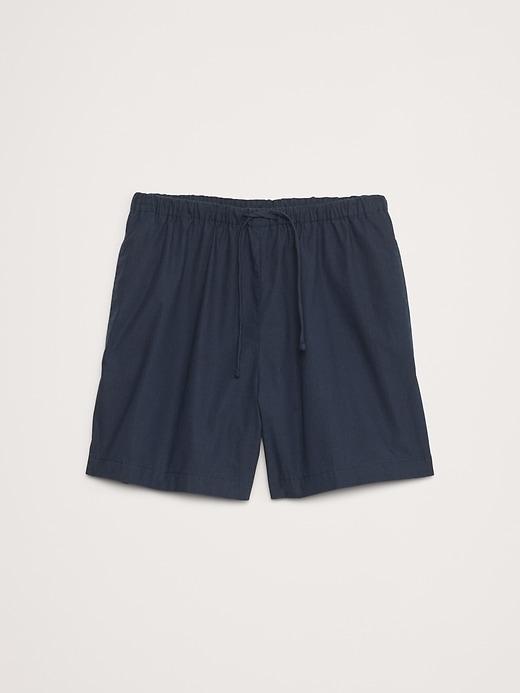 Poplin Pull-On Drawstring Short Product Image