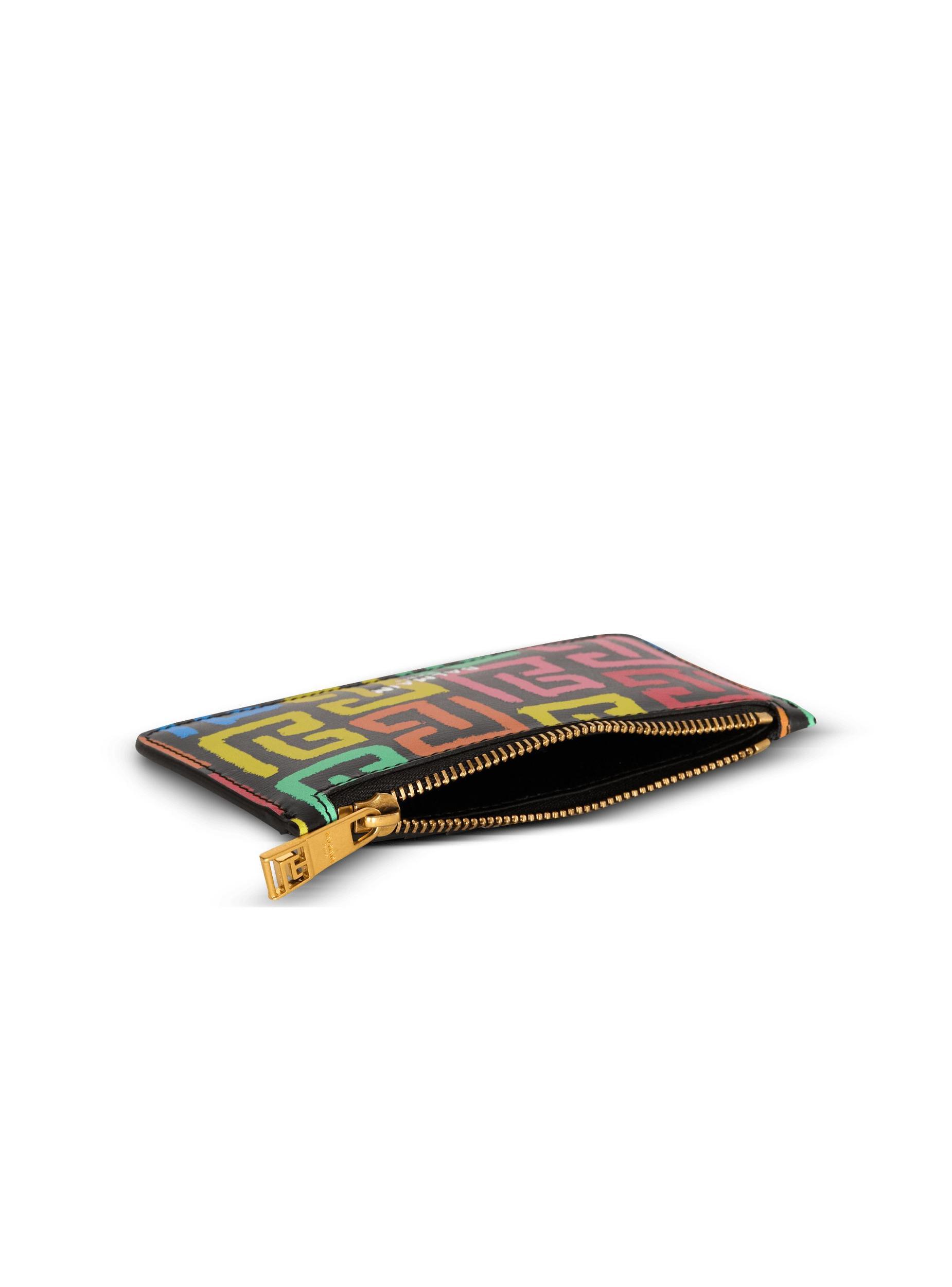 Multicoloured PB Labyrinth calfskin purse Product Image