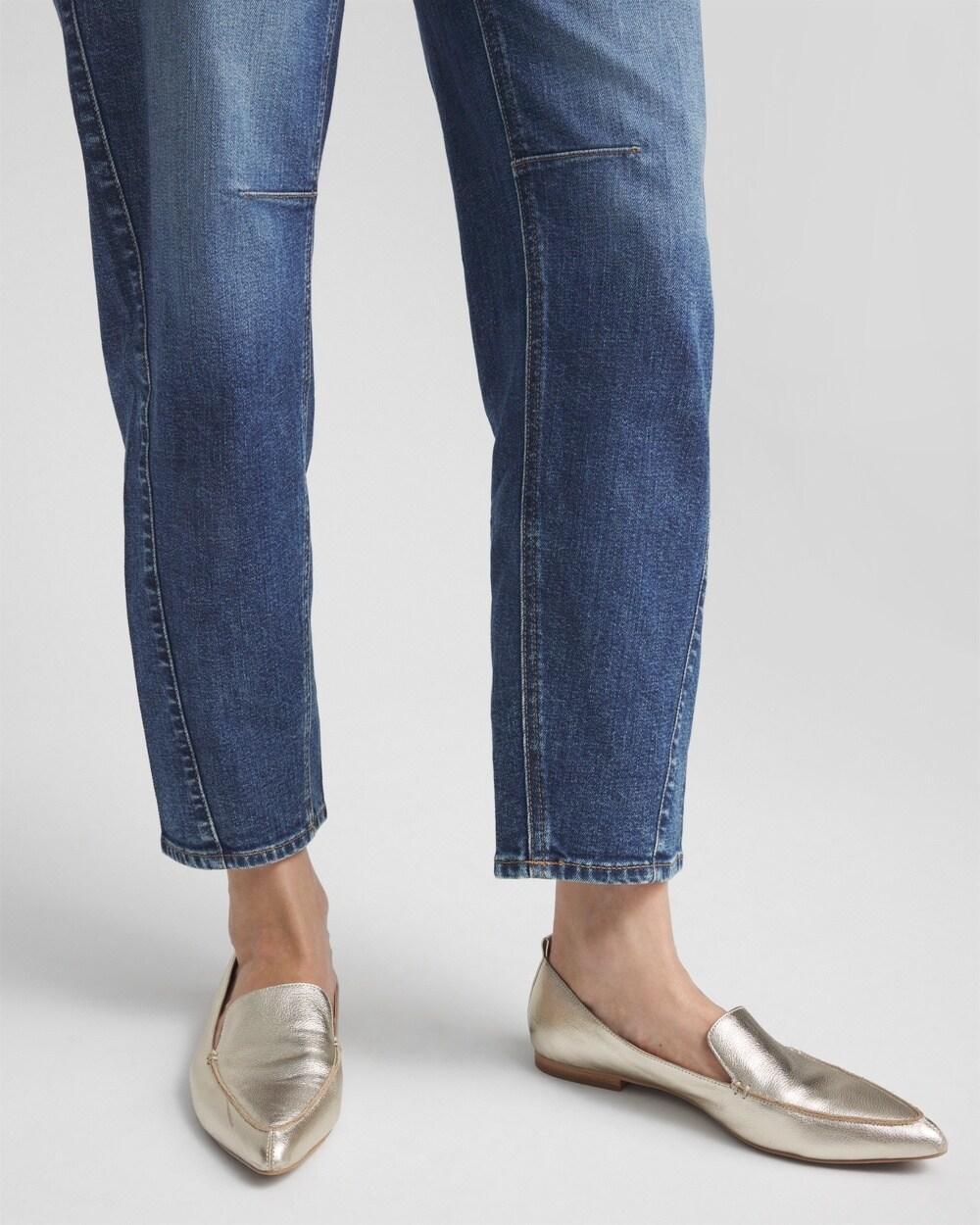 Tapered Cropped Jeans Product Image