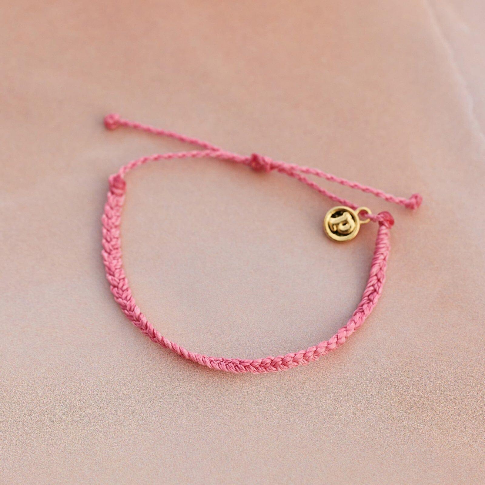 Solid Mini Braided Bracelet Male Product Image
