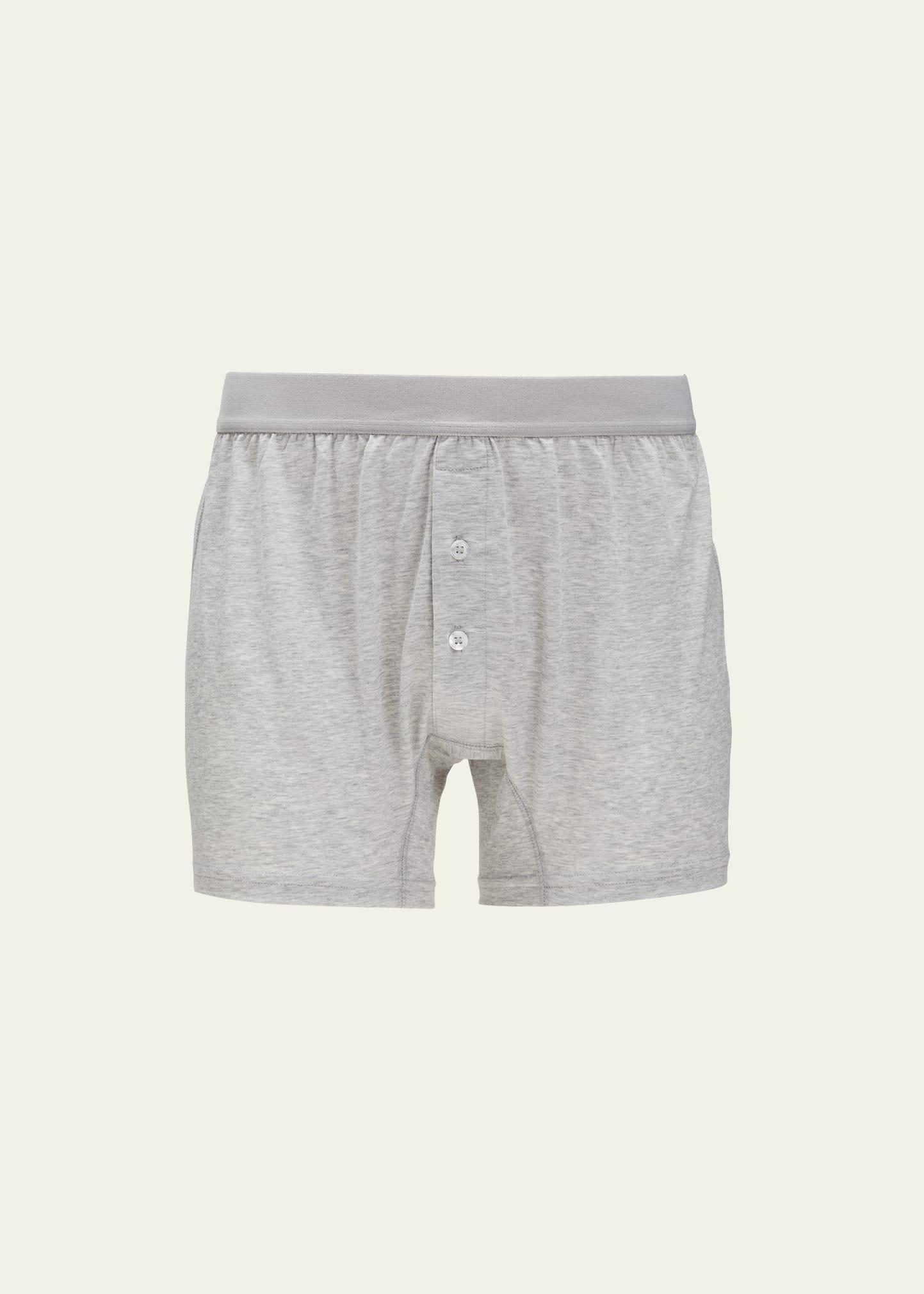 Men's Cotton-Stretch Boxer Briefs Product Image