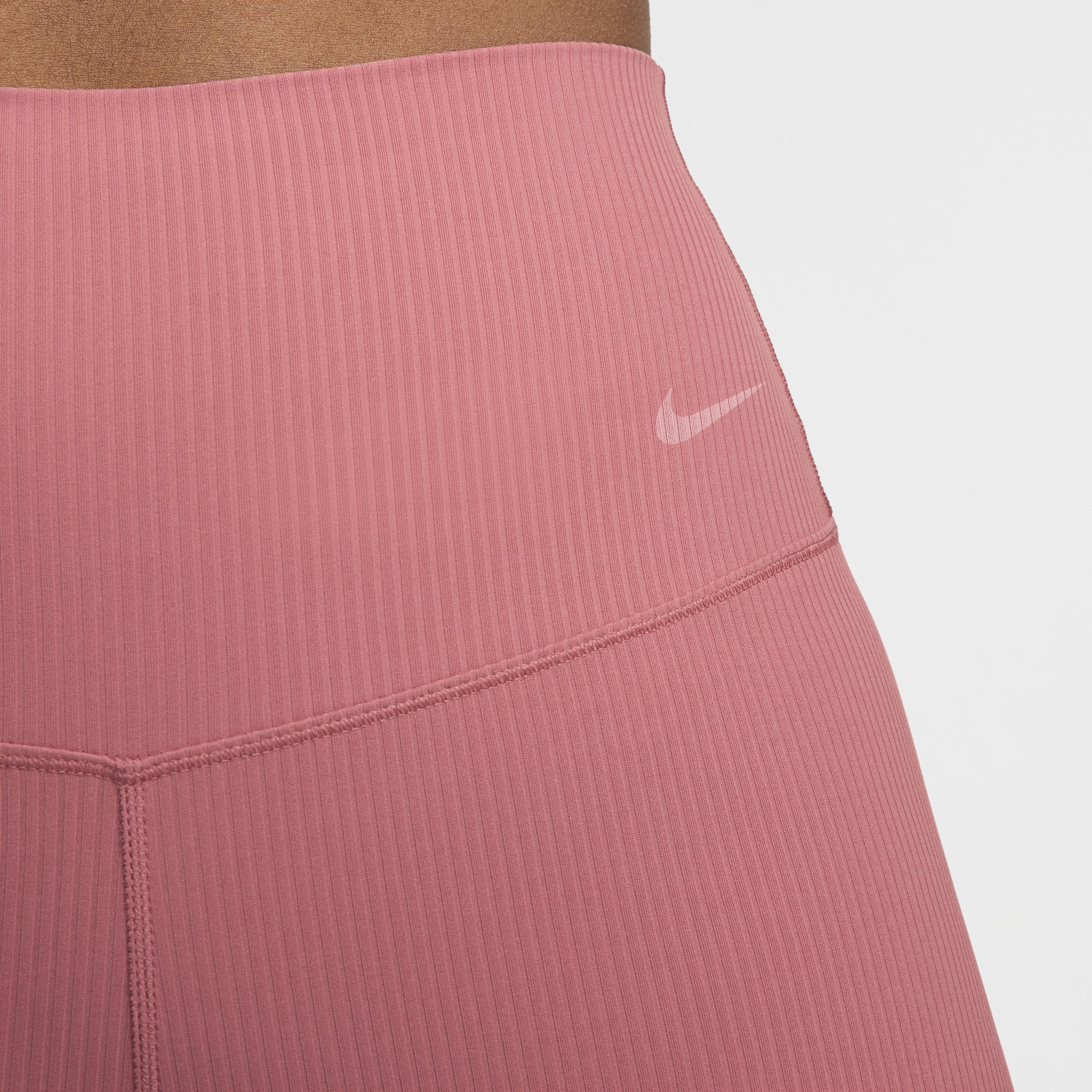 Nike Women's Zenvy Rib Gentle-Support High-Waisted 7/8 Leggings Product Image