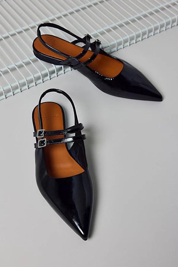 Vagabond Womens Hermine Pointed Toe Double Strap Flats Product Image