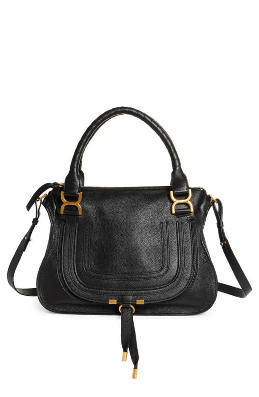 Chloe Marcie Medium Leather Satchel Product Image