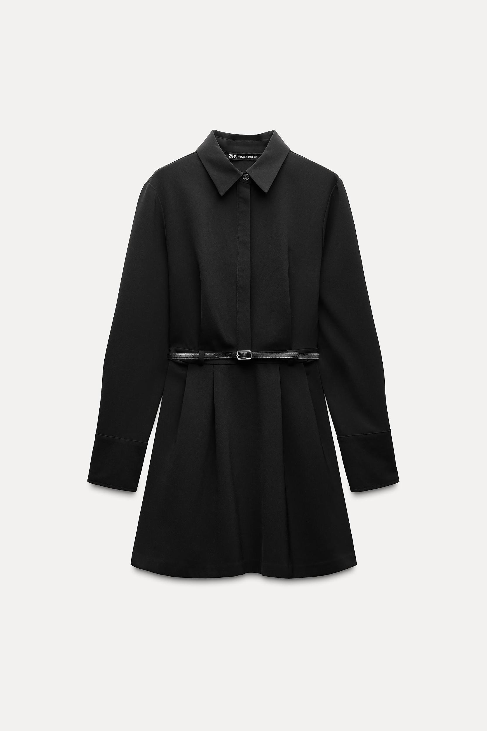 BELTED MINI DRESS Product Image