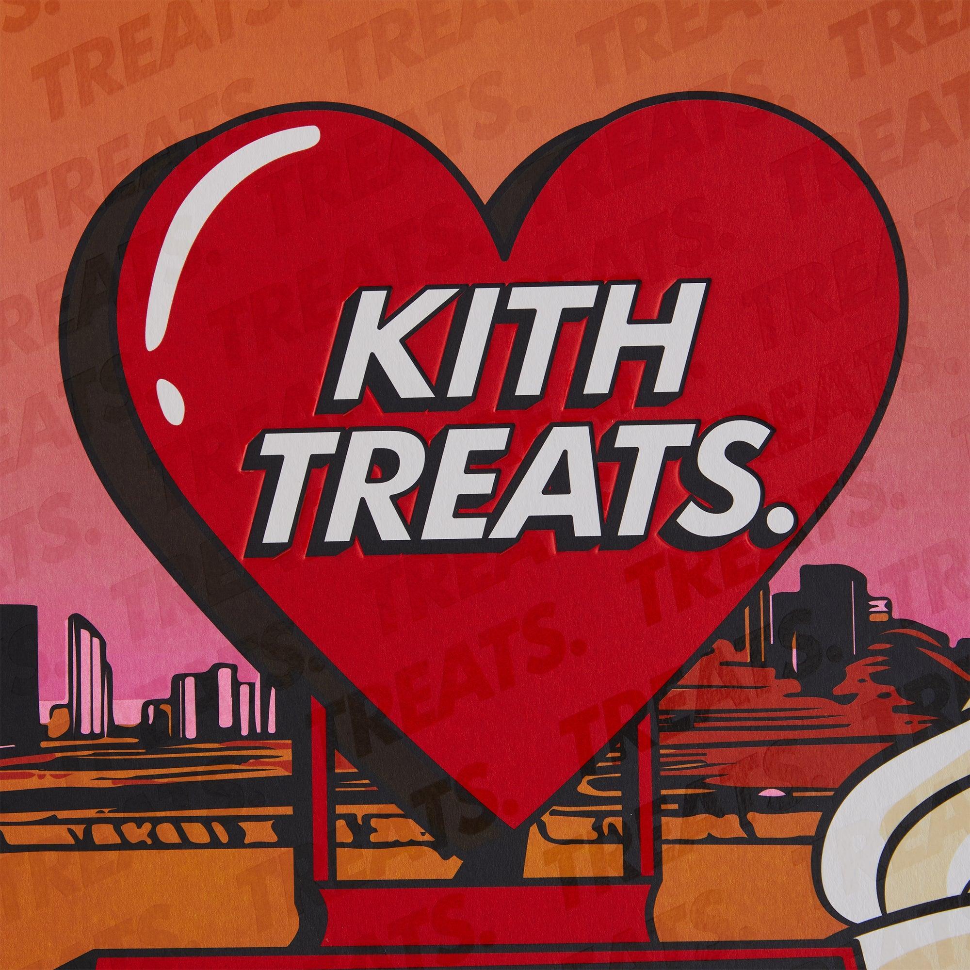 Kith Treats Strawberry Nelson Crewneck - Black Male Product Image
