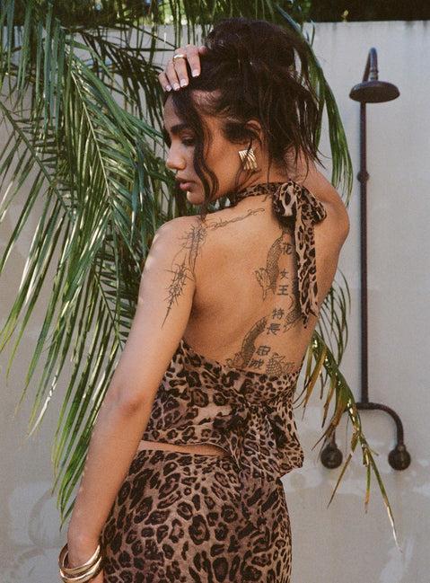 Eleganza Top Leopard Product Image