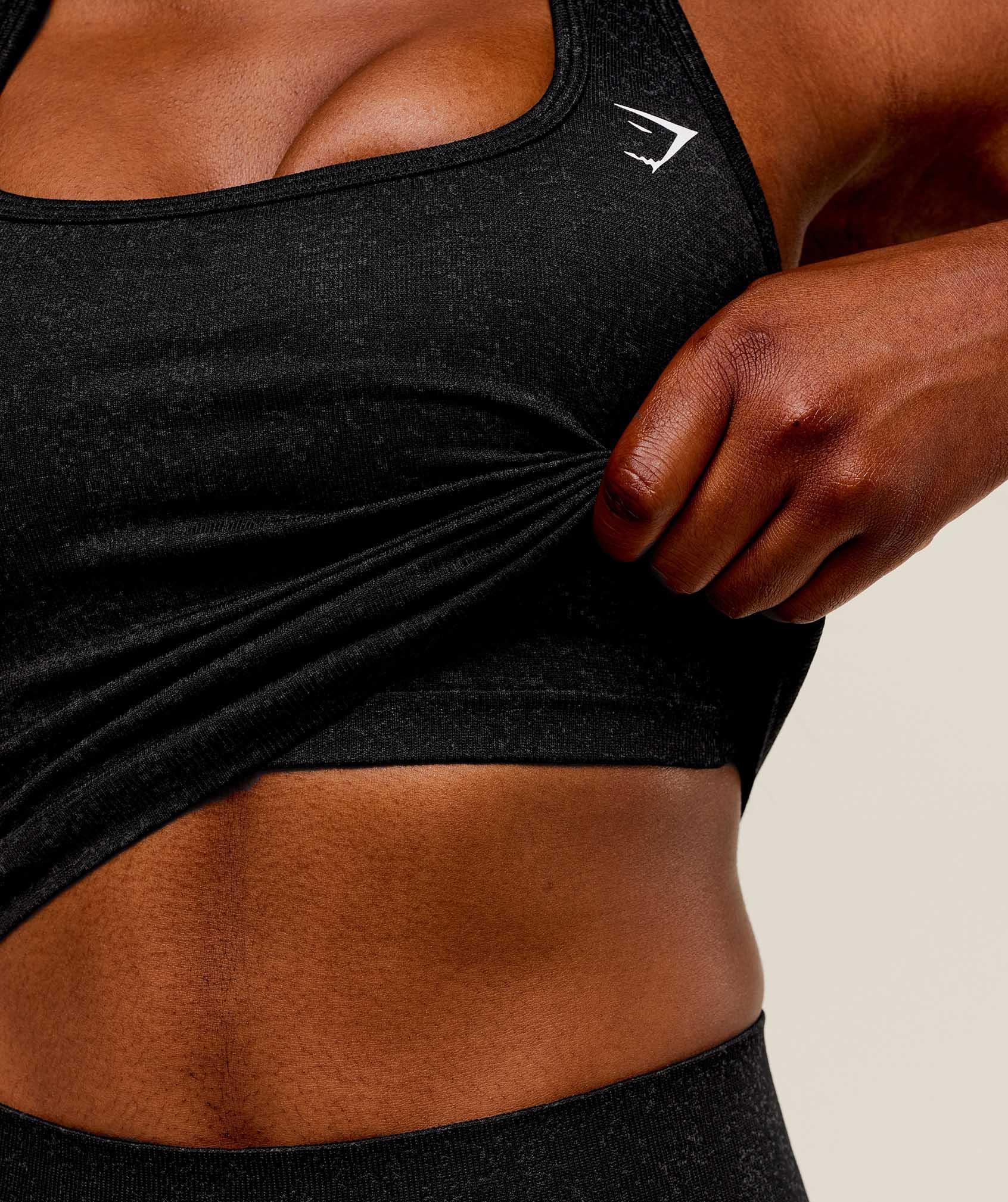Gymshark Adapt Fleck x Whitney Tank With Shelf - Black Female Product Image