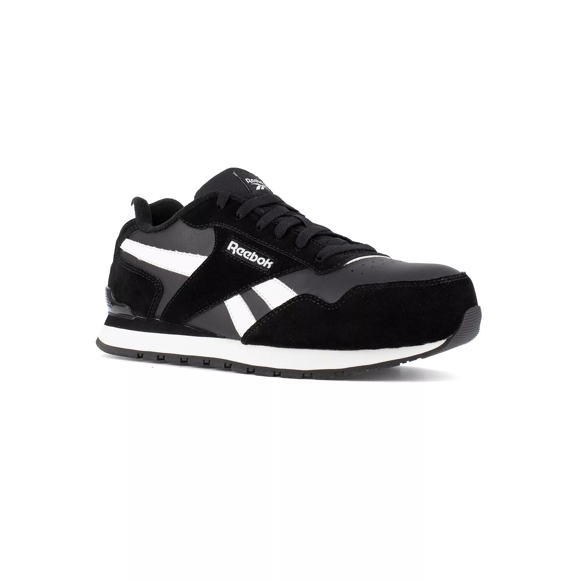 Reebok Harman Work Men's Suede Composite-Toe Shoes, Size: 12 Wide, Black Product Image