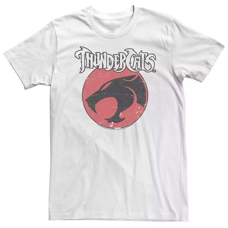 Big & Tall ThunderCats Logo Outline Tee, Men's, Size: 4XL, White Product Image