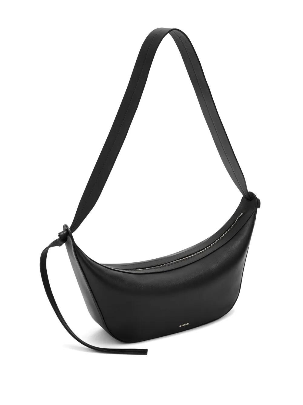 JIL SANDER Knot-detailing Shoulder Bag In Black Product Image