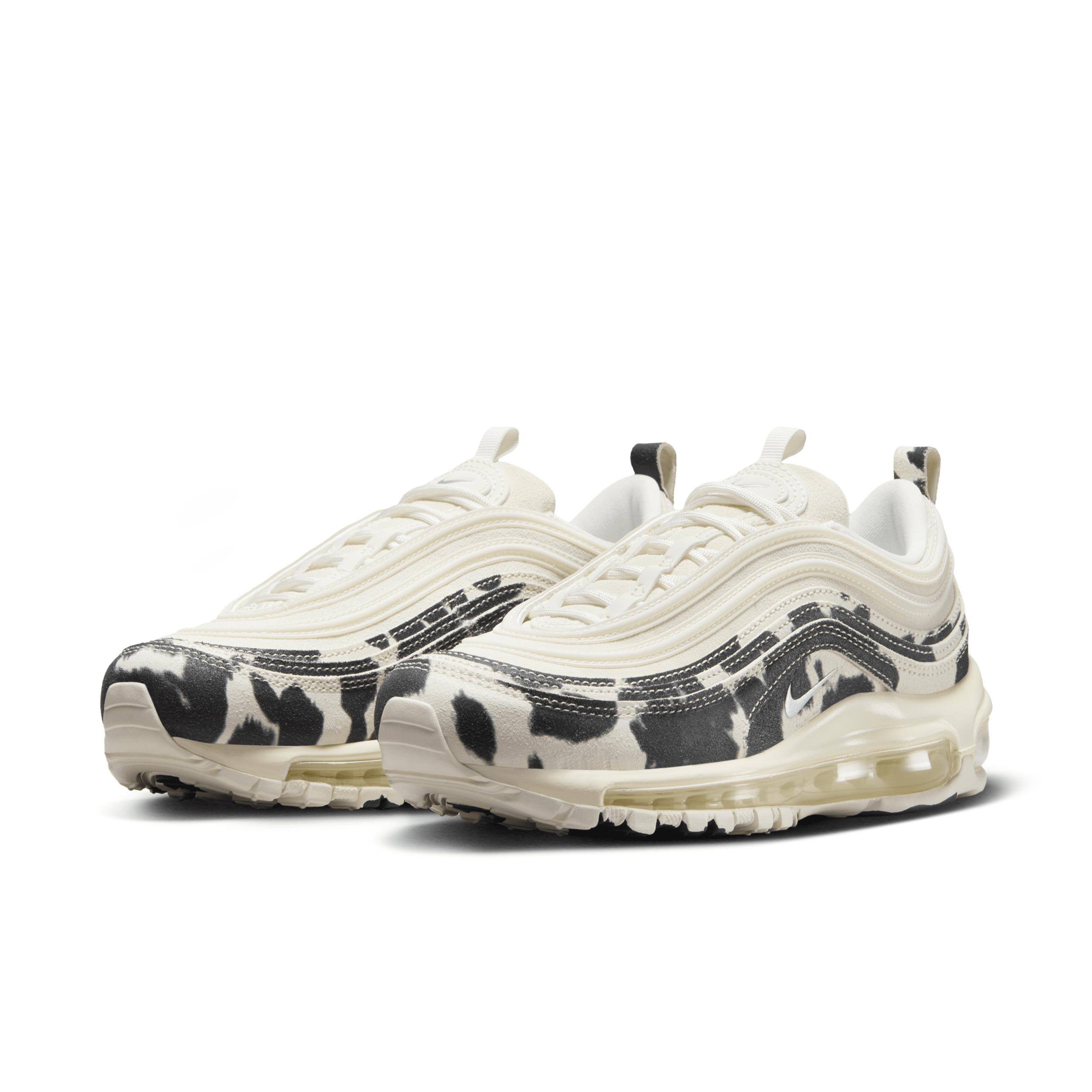 Womens Nike Air Max 97 SE Cow Print Casual Shoes Product Image