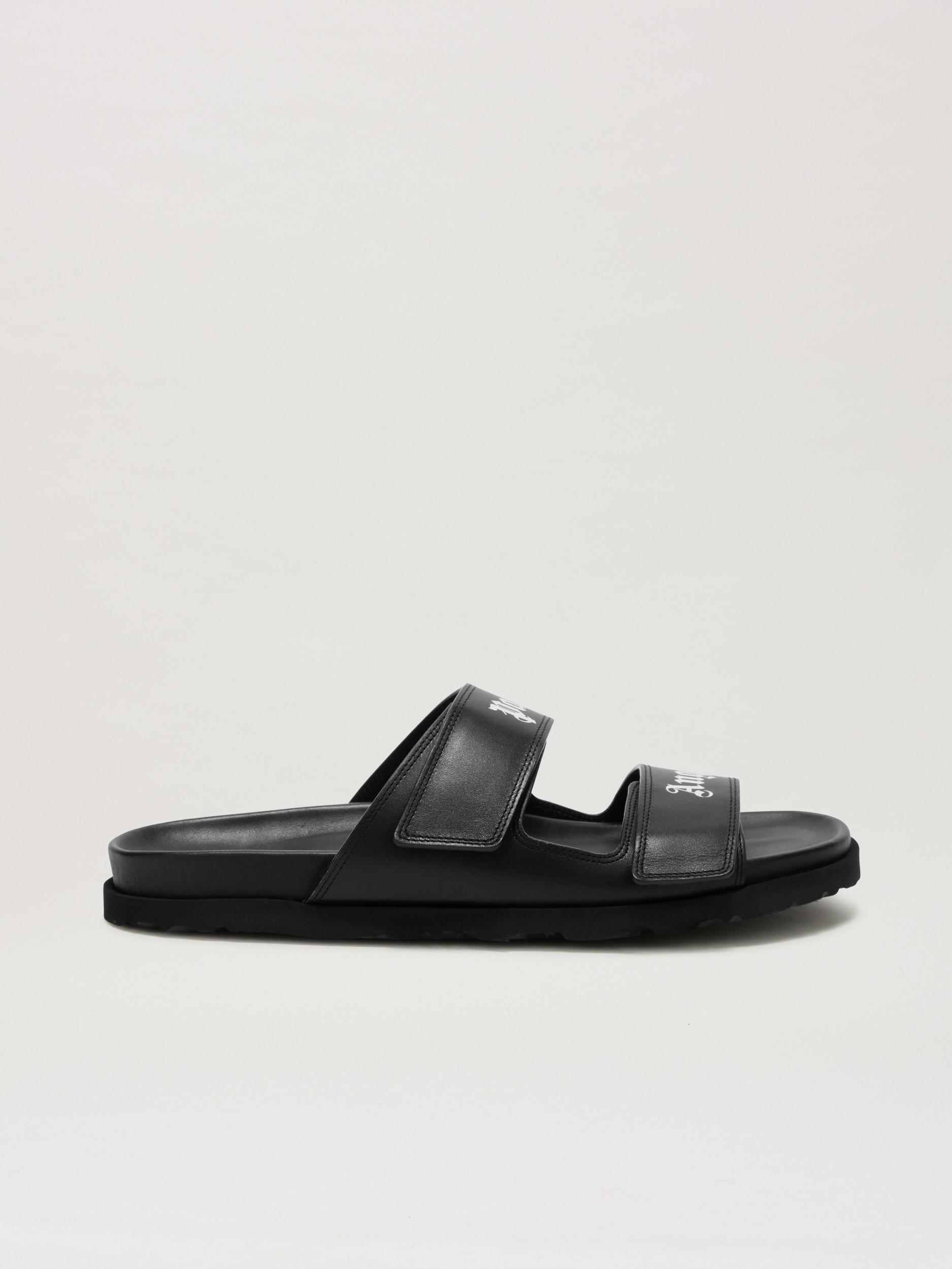 LOGO LEATHER SANDAL Product Image