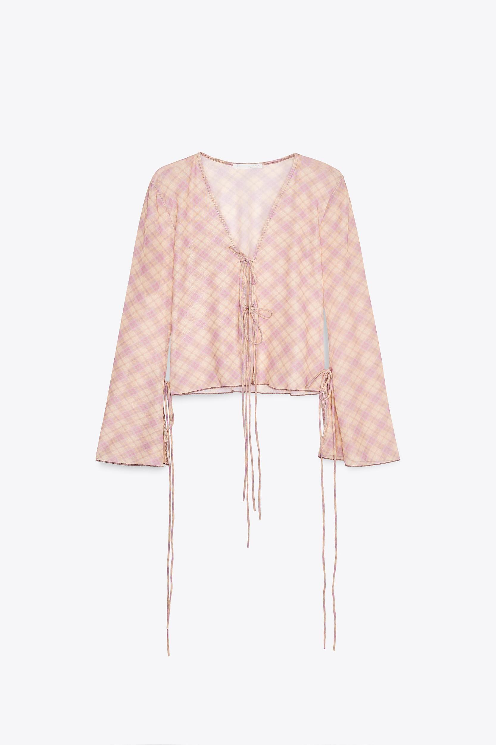 PRINTED TULLE SHIRT Product Image