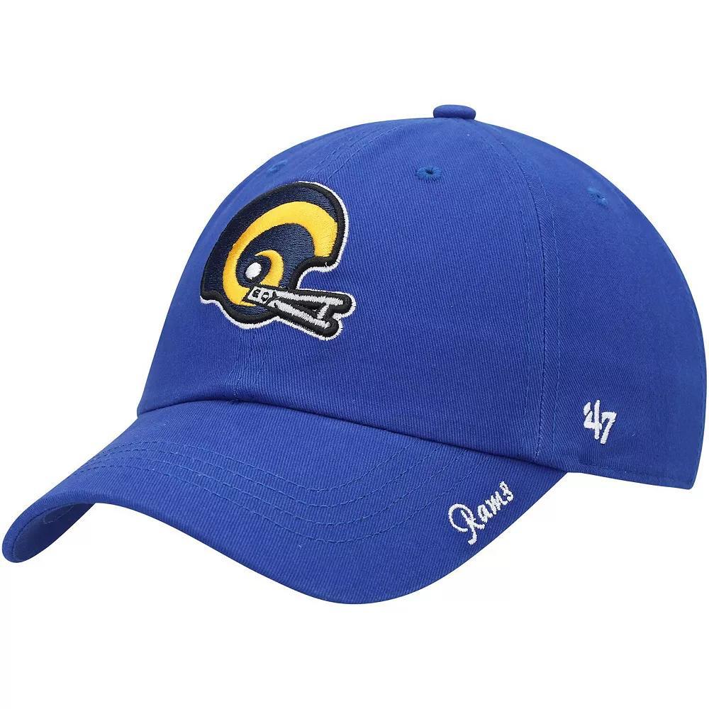 Women's '47 Royal Los Angeles Rams Miata Clean Up Legacy Adjustable Hat, Blue Product Image