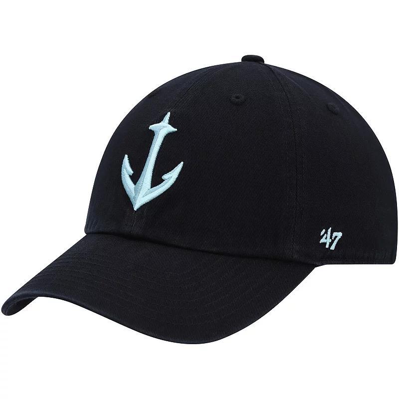 Men's Fanatics Branded Deep Sea Blue Seattle Kraken Secondary Logo Flex Hat, Size: Small/Medium, Krk Blue Product Image