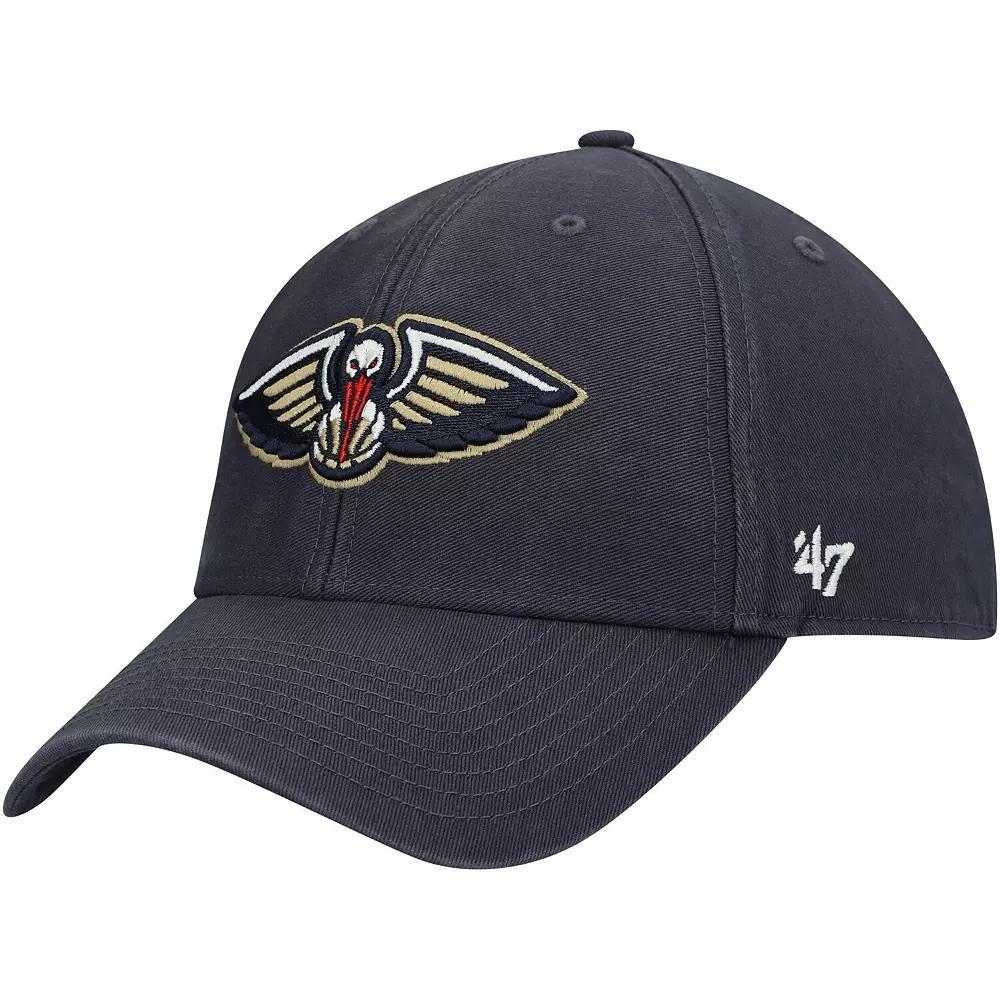 Men's '47 Navy New Orleans Pelicans MVP Legend Adjustable Hat, Blue Product Image