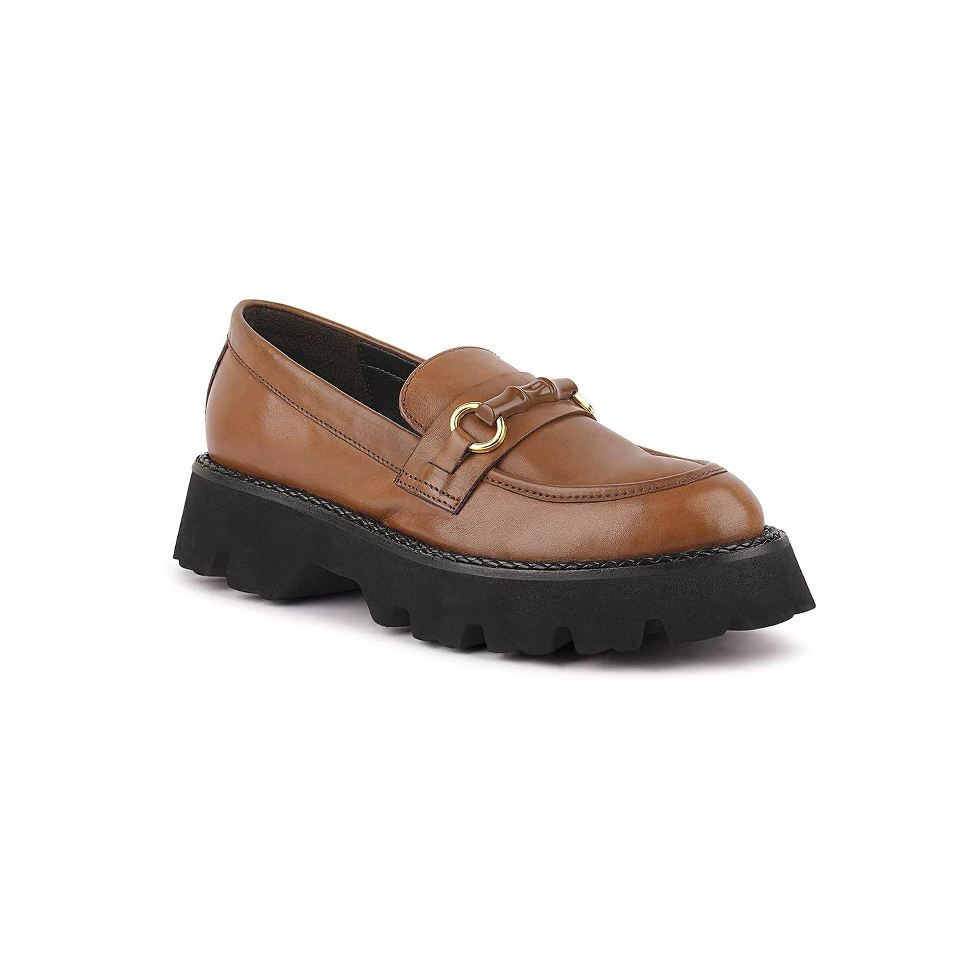 Rag & Co Cheviot Women's Chunky Leather Loafers, Size: 10 Product Image