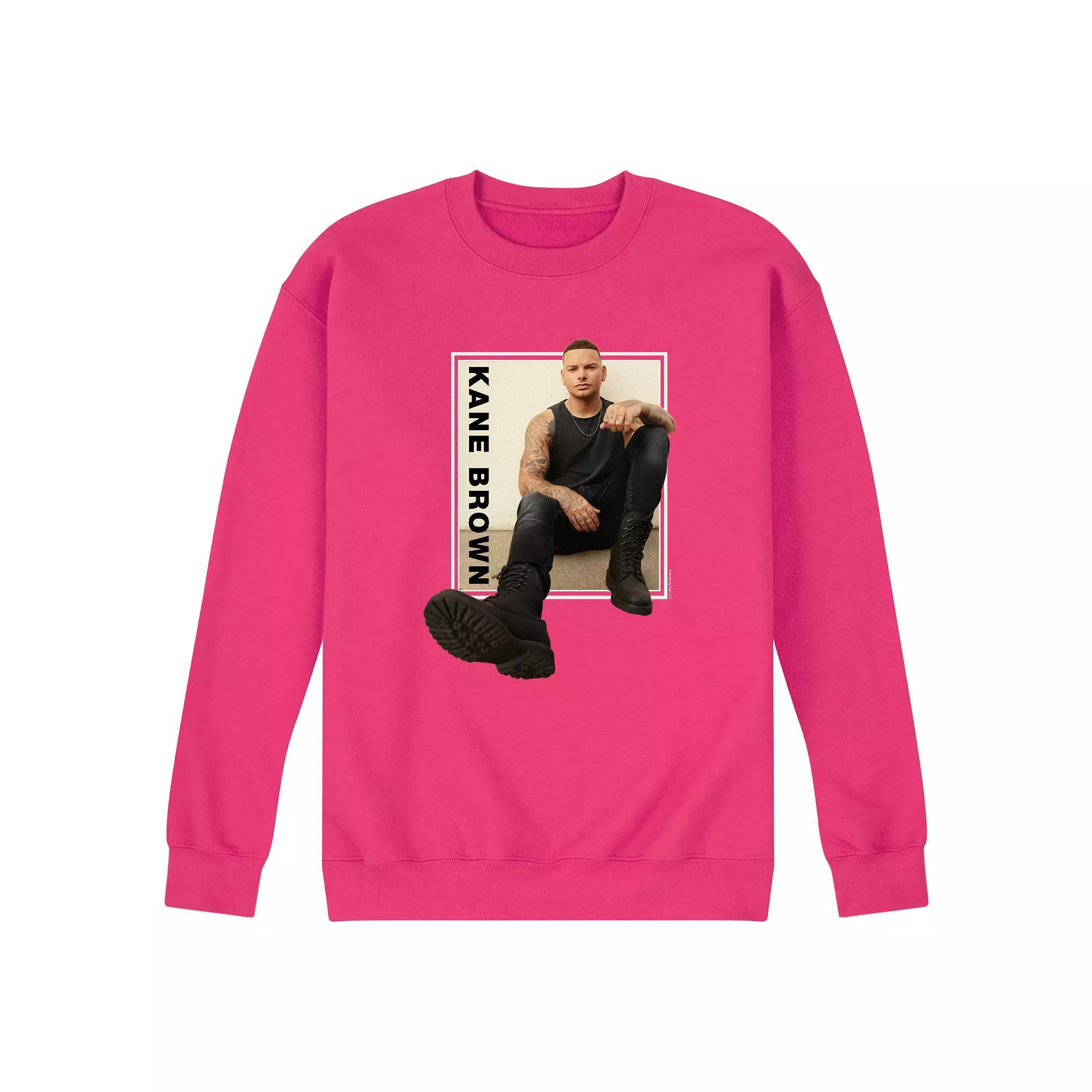 Mens Kane Brown Fleece Sweatshirt Pink Product Image