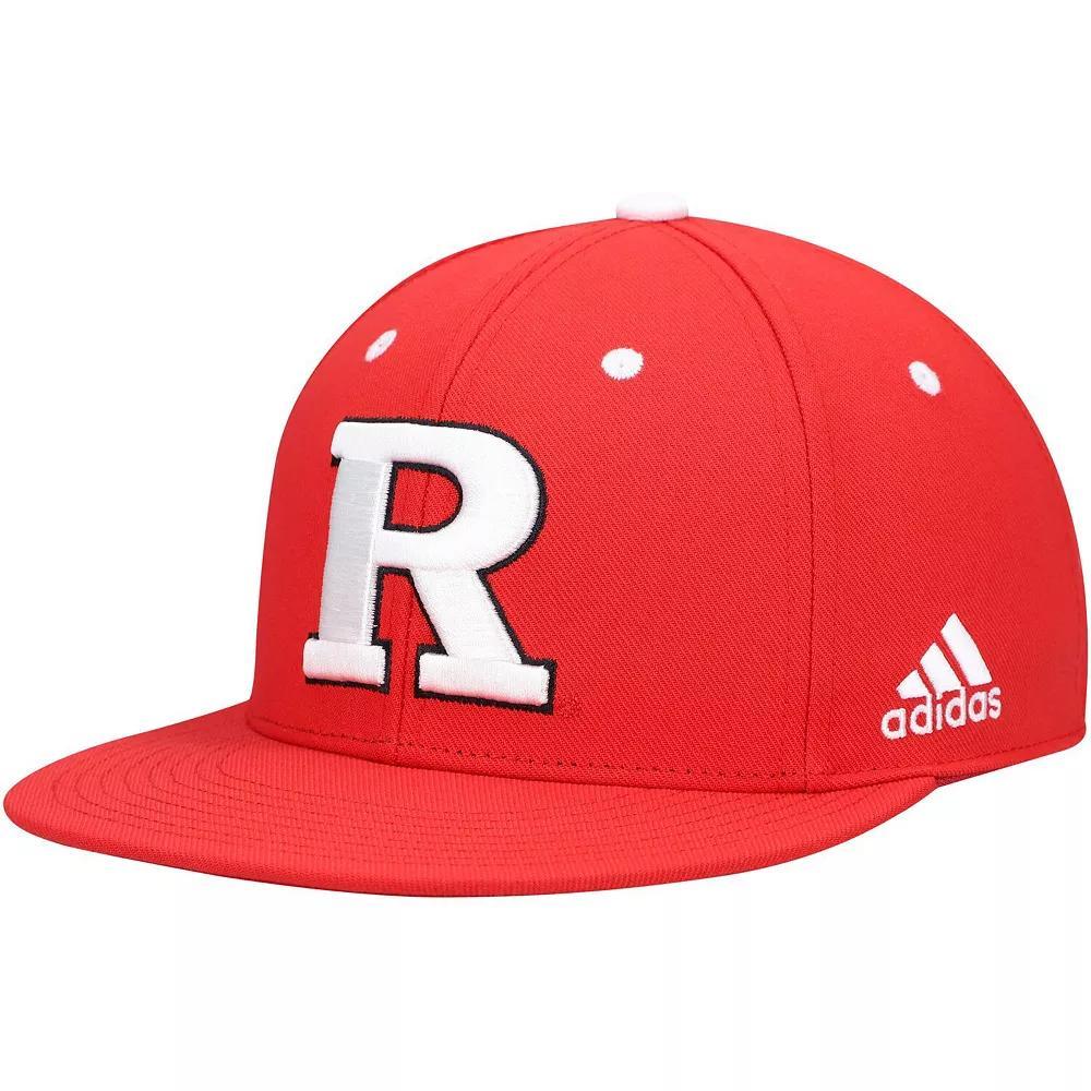 Men's adidas Scarlet Rutgers Scarlet Knights On-Field Baseball Fitted Hat, Size: 7 5/8, Red Product Image