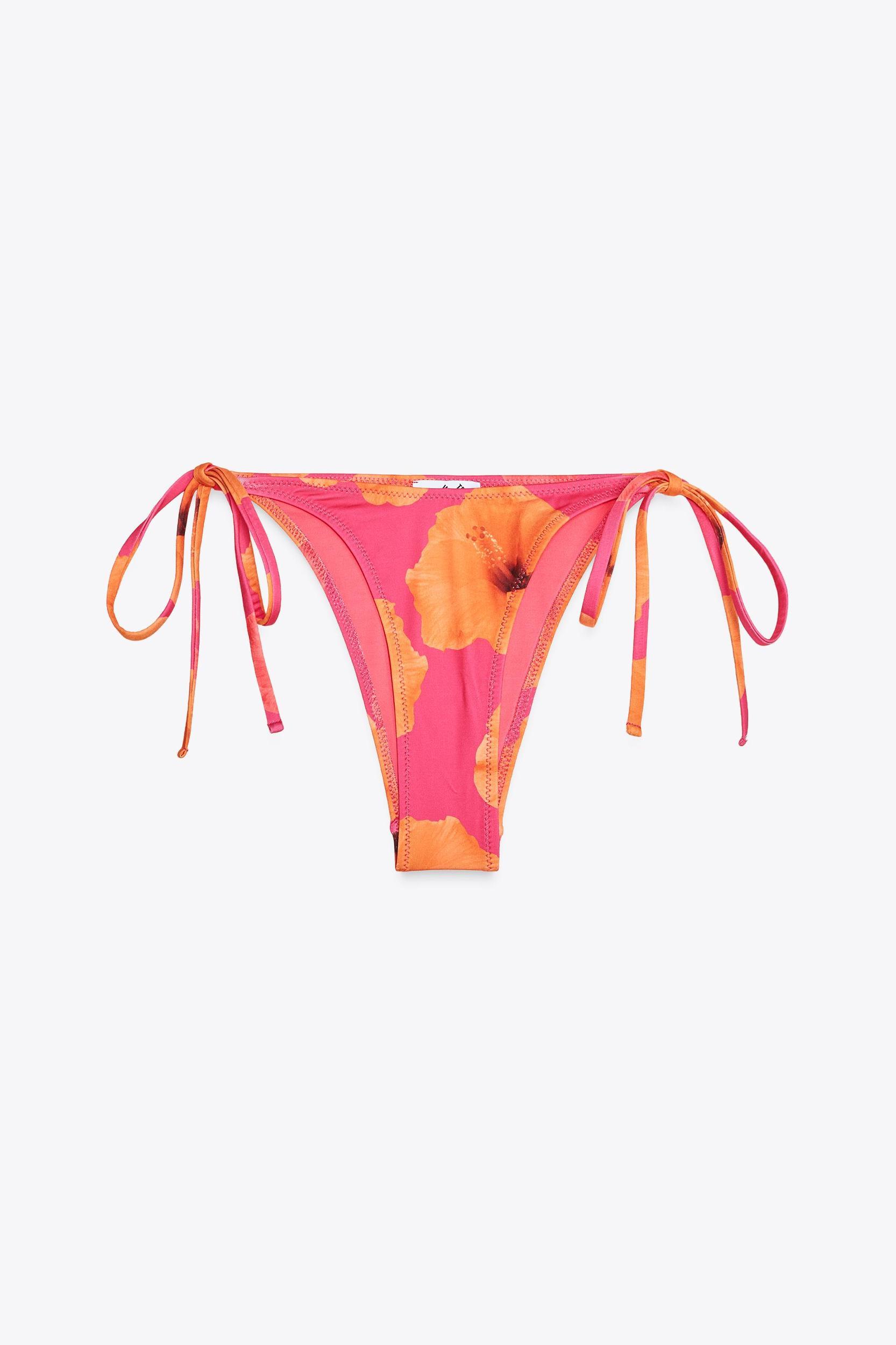 PRINTED TIE BIKINI BOTTOMS Product Image