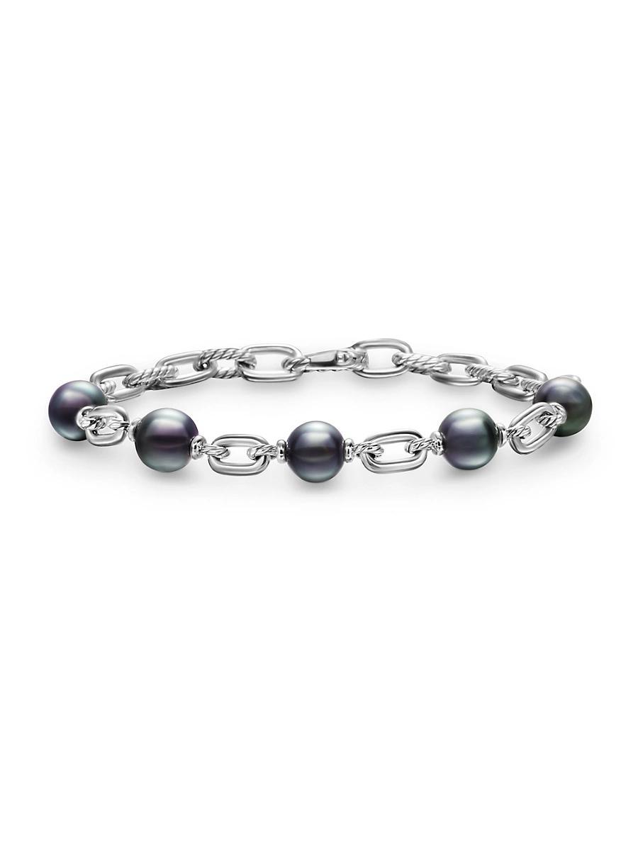 Mens DY Madison Chain Bracelet in Sterling Silver Product Image