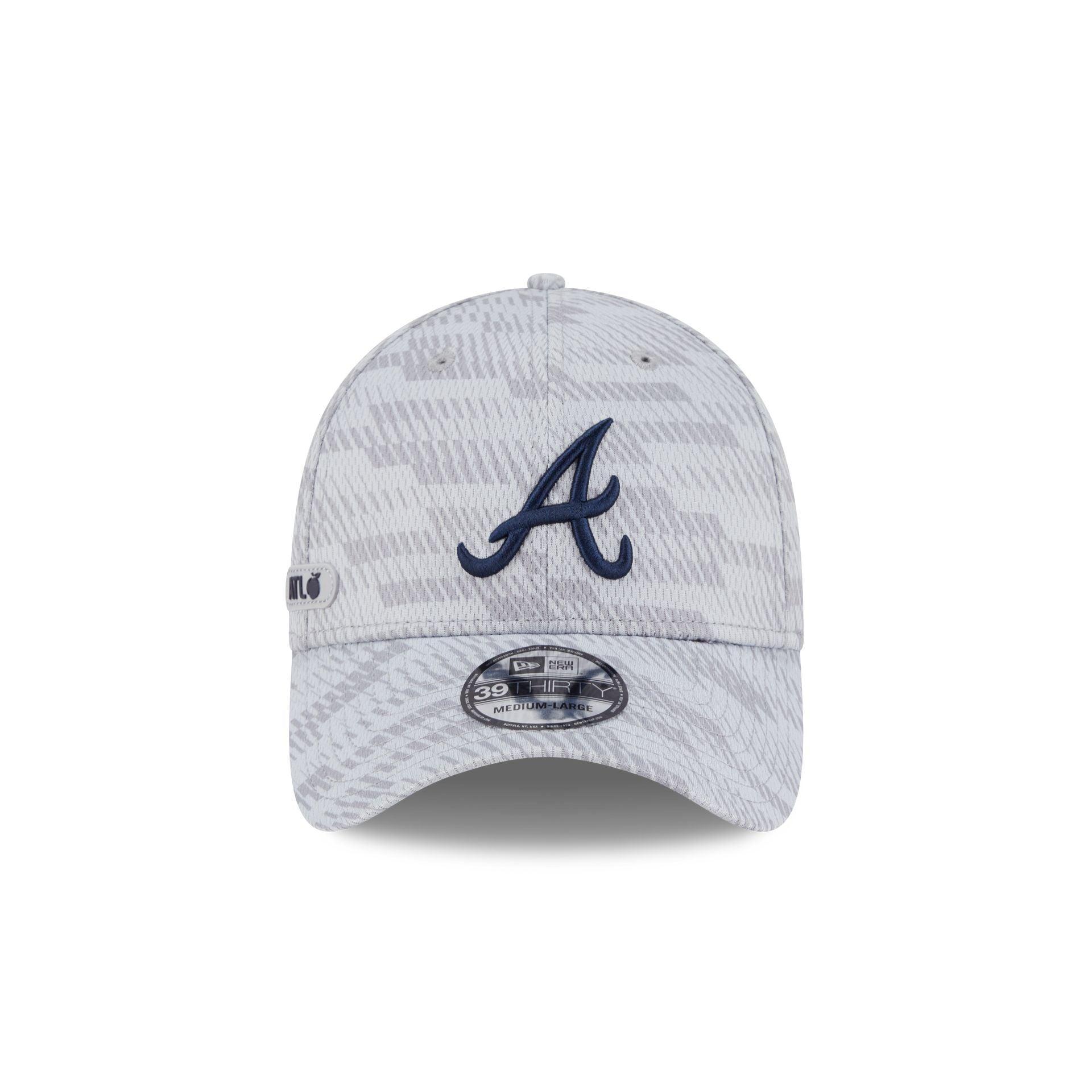 Atlanta Braves 2025 Clubhouse Gray 39THIRTY Stretch Fit Male Product Image