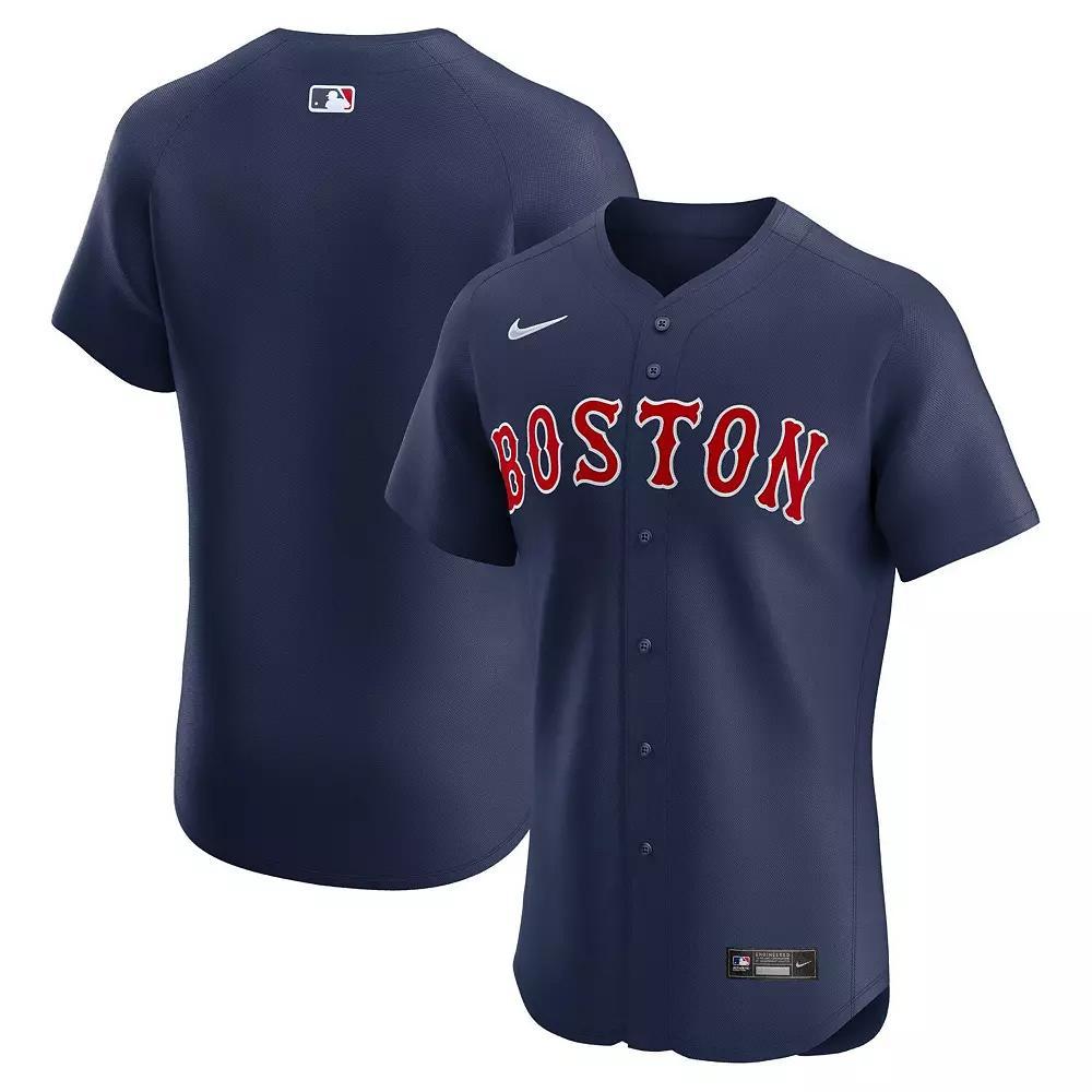 Mens Nike Boston Red Sox Alternate Elite Jersey Blue Product Image