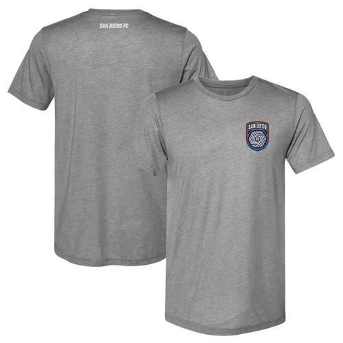 Mens 500 Level Heather Gray San Diego Fc Primary Logo Premium T-shirt Product Image