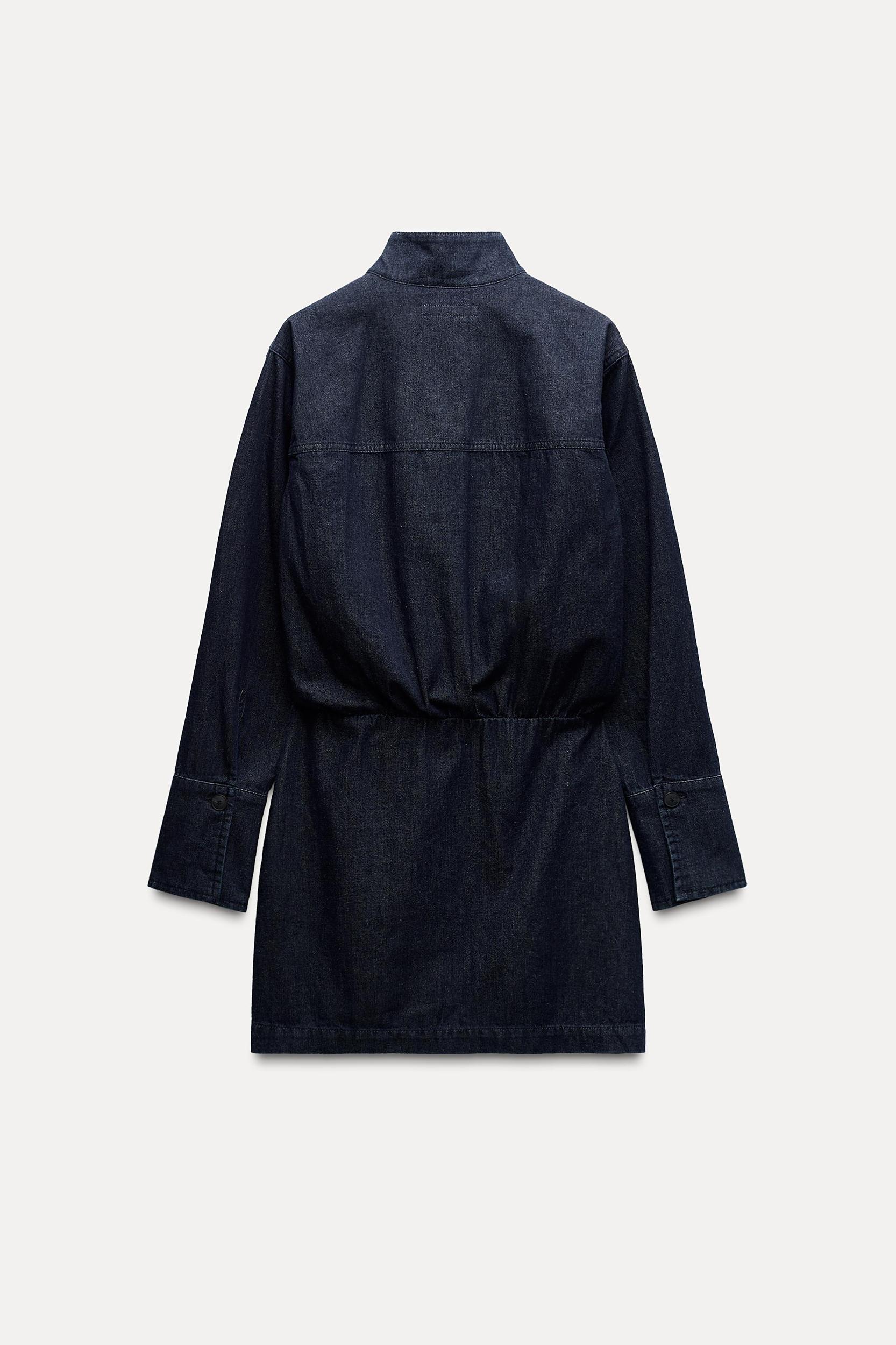 POCKET DENIM DRESS ZW COLLECTION Product Image