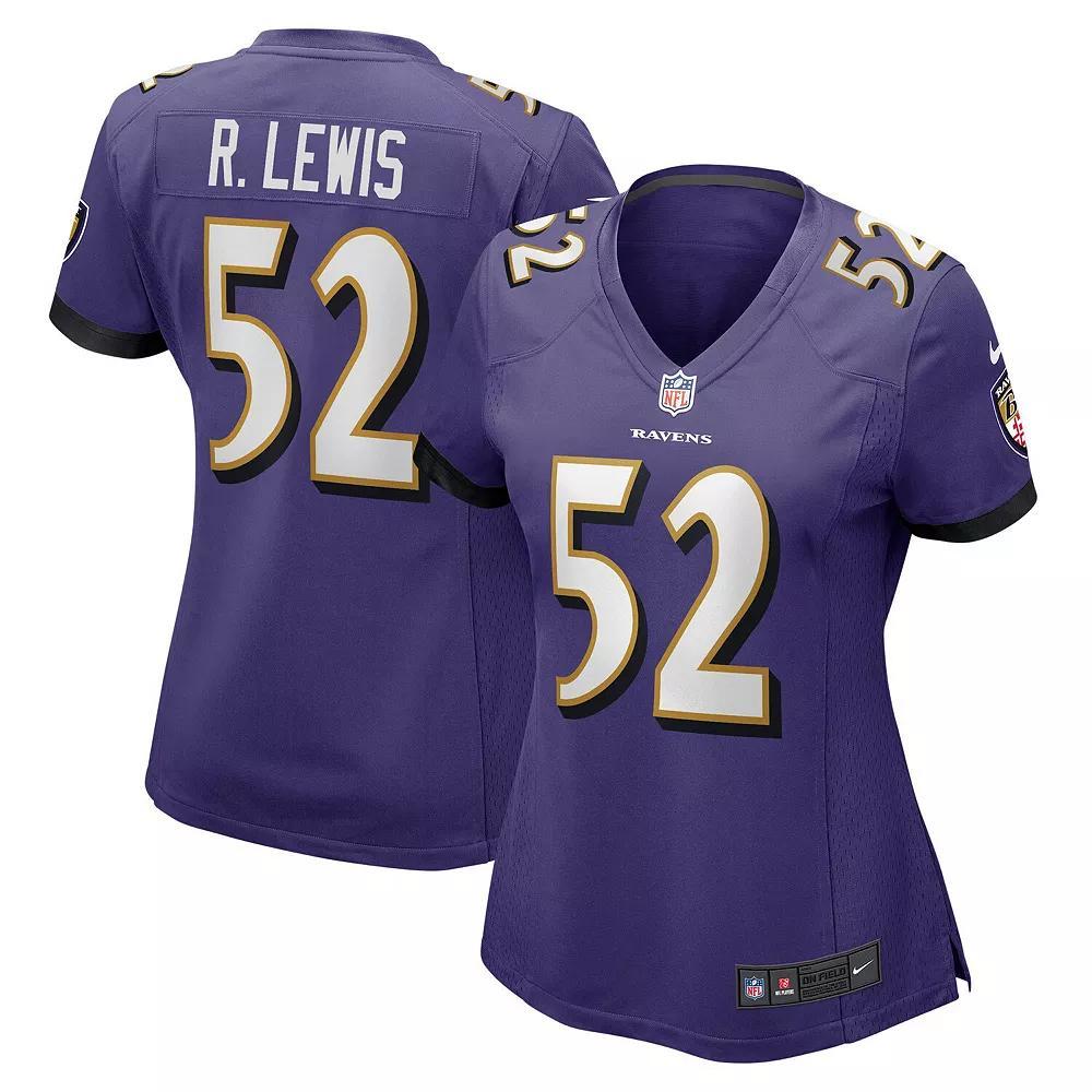 Women's Baltimore Ravens Ray Lewis Nike Purple Game Jersey, Size: Small Product Image