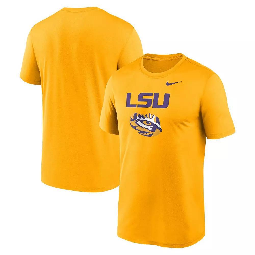 Men's Nike Gold LSU Tigers Lockup Legend Performance T-Shirt, Size: 2XL Product Image